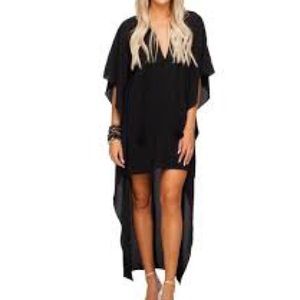 Buddy Love Derby Dress in Solid Black size Small